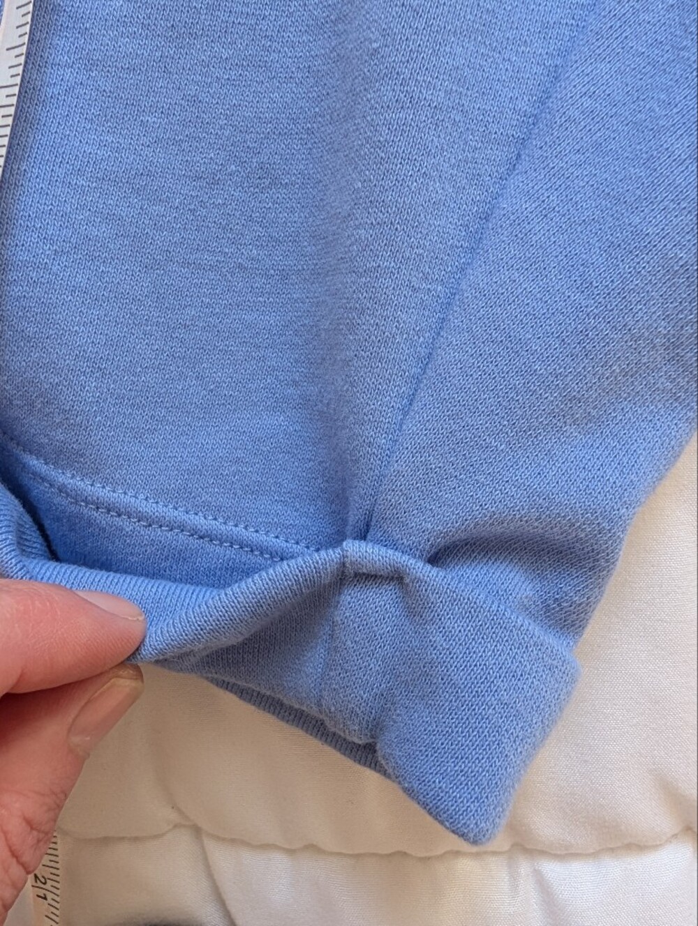 Calvin Klein Performance Size Medium Terrycloth Drawstring Shorts - Light Blue - Picture 12 of 15